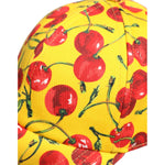 Dolce & Gabbana Yellow Cotton Printed 6 Panels Baseball Cap