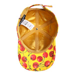 Dolce & Gabbana Yellow Cotton Printed 6 Panels Baseball Cap