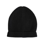 Dolce & Gabbana Black Cashmere Knitted Winter Beanie Hat HAT9849