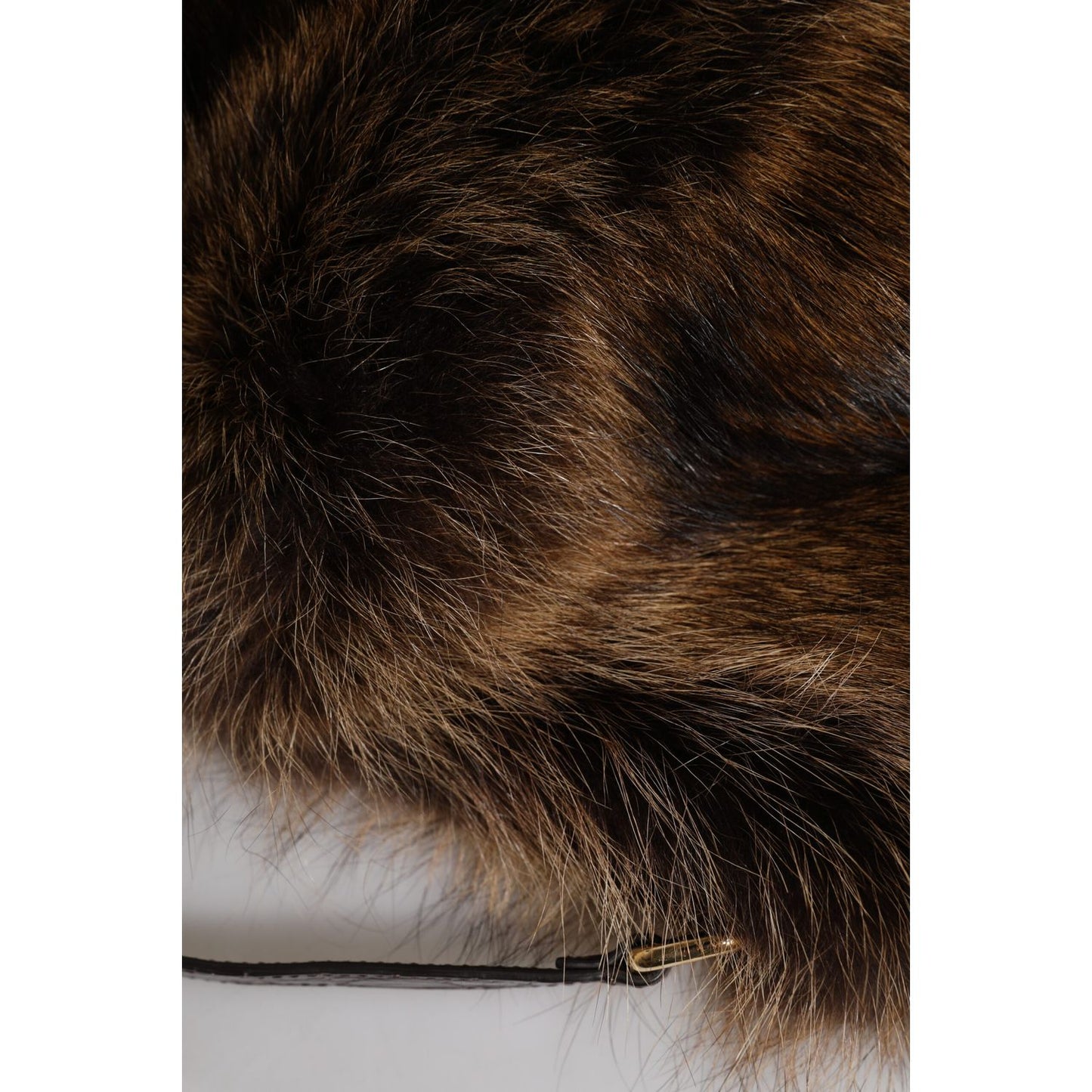 Dolce & Gabbana Brown Fur Women Bucket Hat