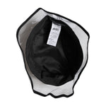 Dolce & Gabbana Black Nylon PVC DG Logo Bucket Hat