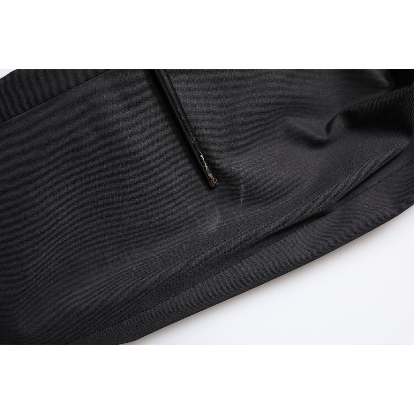 Dolce & Gabbana Black Cotton Single Breasted Men Coat Blazer