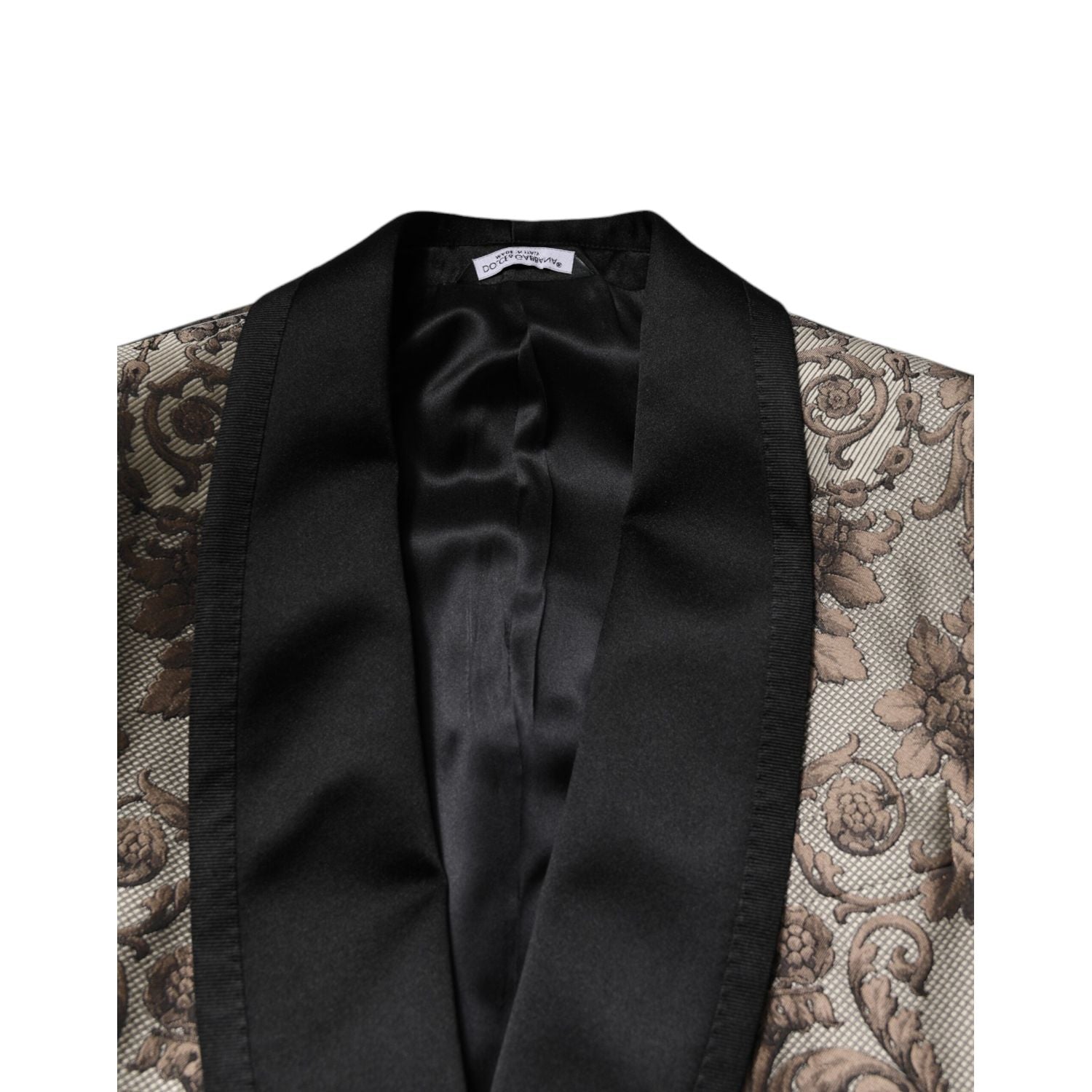 Dolce & Gabbana Multicolor Jacquard Single Breasted 3 Piece Suit