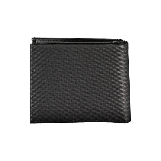 Calvin Klein elegant black leather wallet with RFID block, crafted for the modern man, 100% leather, stylish and secure.