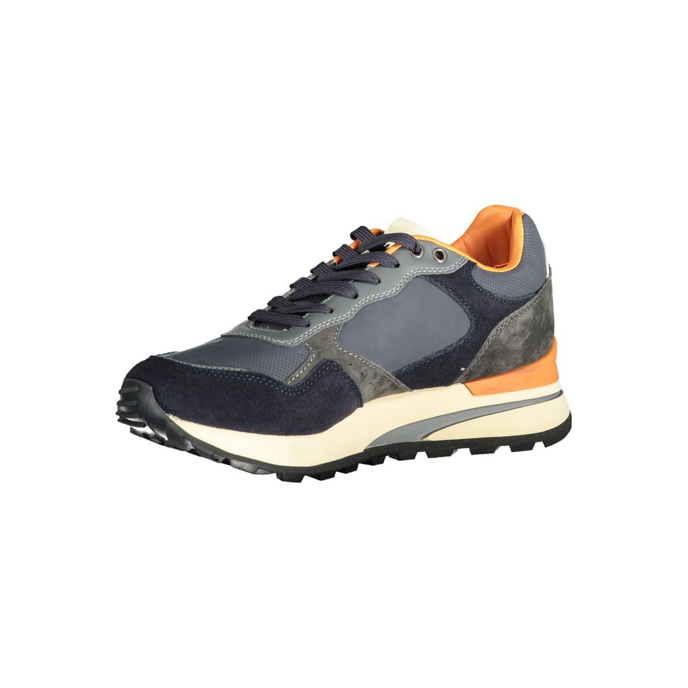 Blauer Blue Polyurethane Men Sneaker 1728,67403481248,Athletic - Sneakers - Shoes,Blauer,Blue,EU40/US7,EU41/US8,EU42/US9,EU43/US10,EU44/US11,EU45/US12,Men,New with tags,Shoes,Sneakers - Shoes