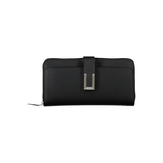 Calvin Klein Black Polyester Women Wallet CA-20484