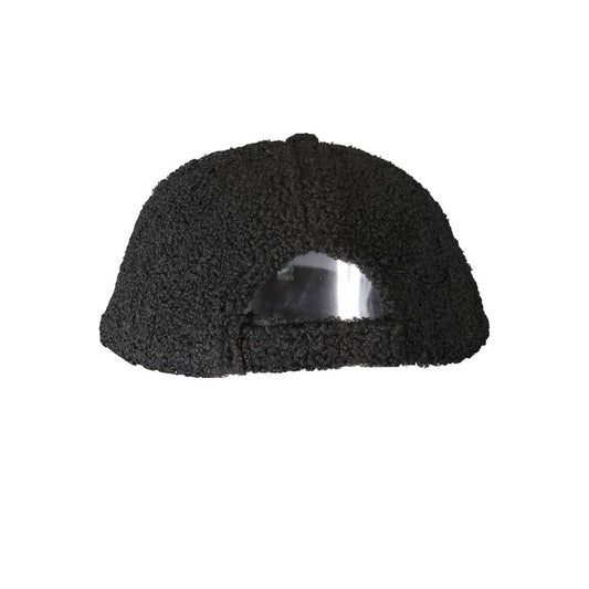 Black Norway 1963 polyester cap with adjustable strap and embroidered logo, offering sleek streetwear style and comfortable fit.