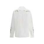 Baziszt Embroidered Shirt BA-PO151SHWHITE-S