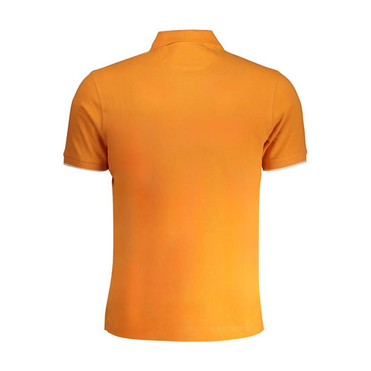 La Martina Orange Cotton Polo Shirt