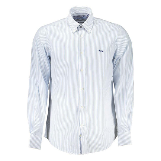 Harmont & Blaine Light Blue Cotton Men Shirt