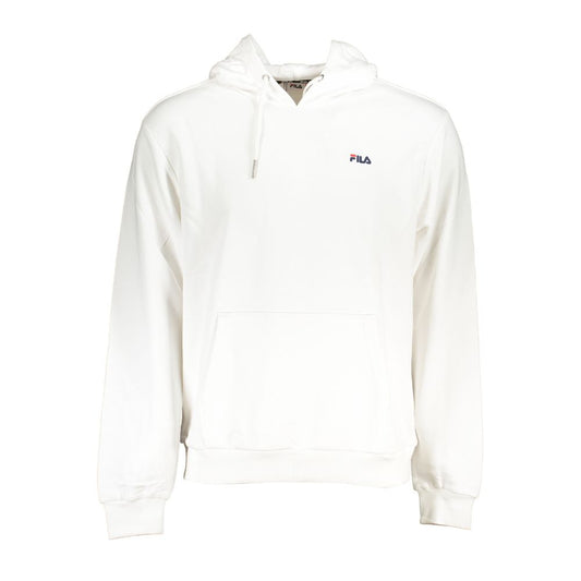 Fila Chic White Cotton Blend Hooded Sweater FI-25811-M