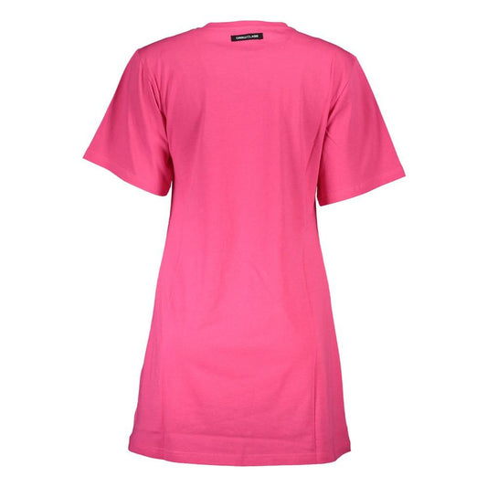 Cavalli Class Pink Cotton Women Top