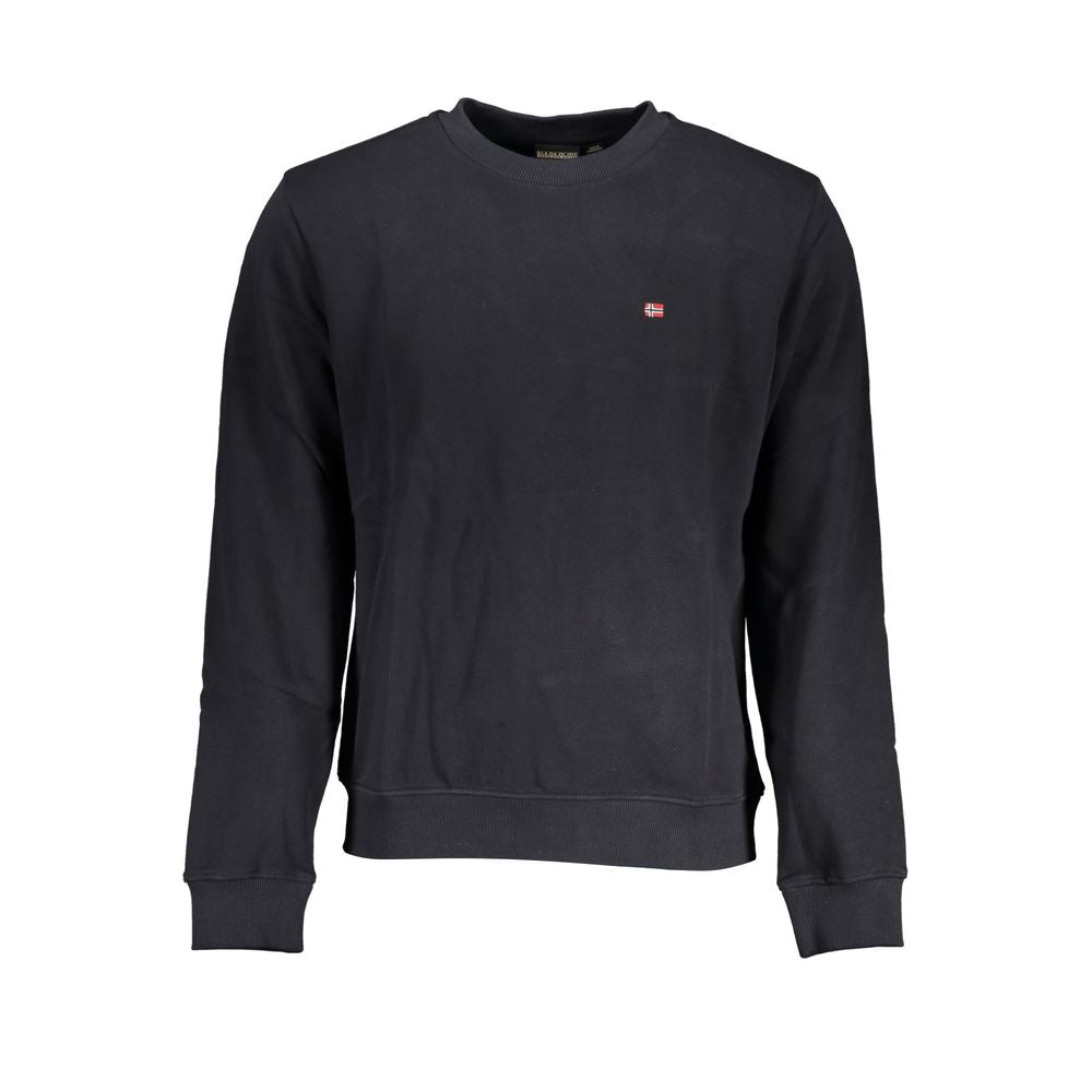 Napapijri Black Cotton Men Sweater