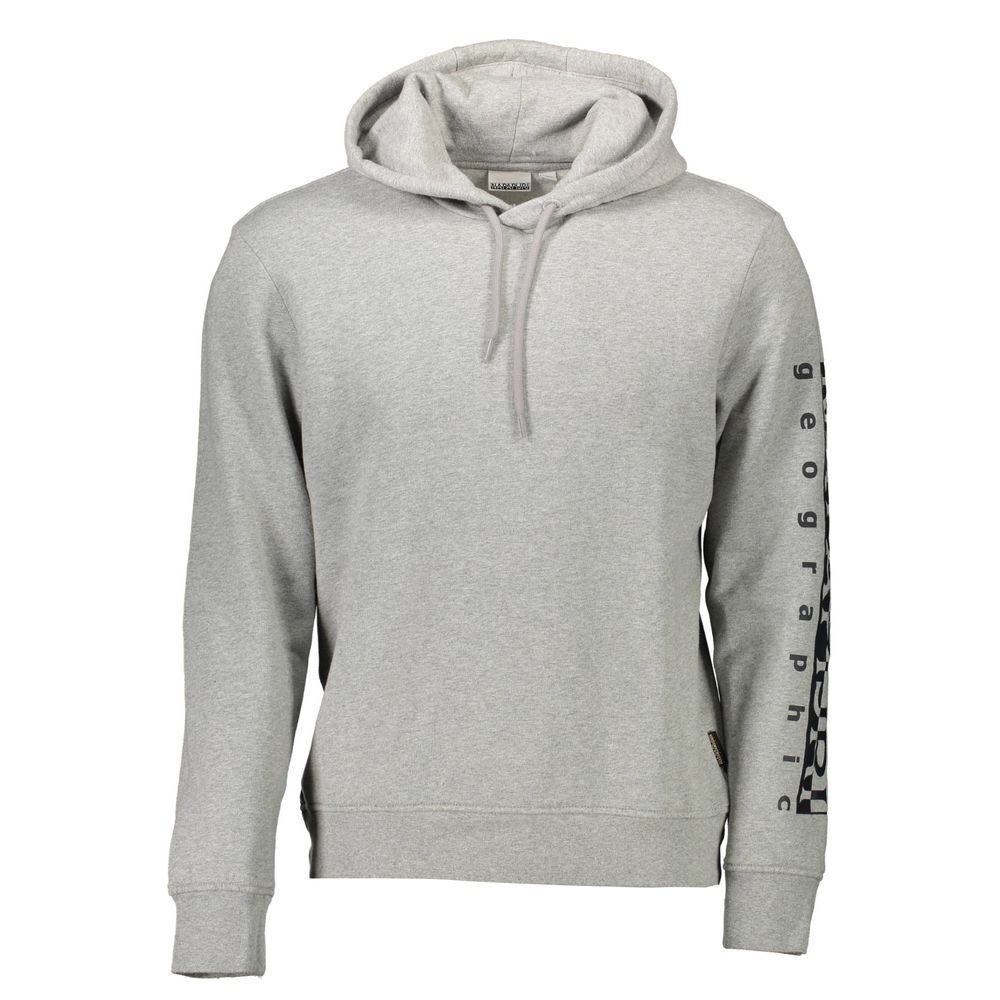 Napapijri Gray Cotton Sweatshirt