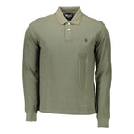 U.S. POLO ASSN. Green Cotton Men Polo Shirt US-9248-XL