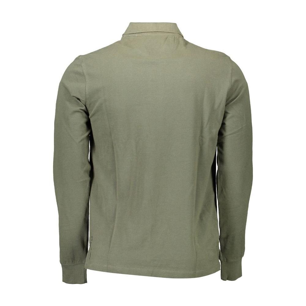 U.S. POLO ASSN. Green Cotton Men Polo Shirt US-9248-XL