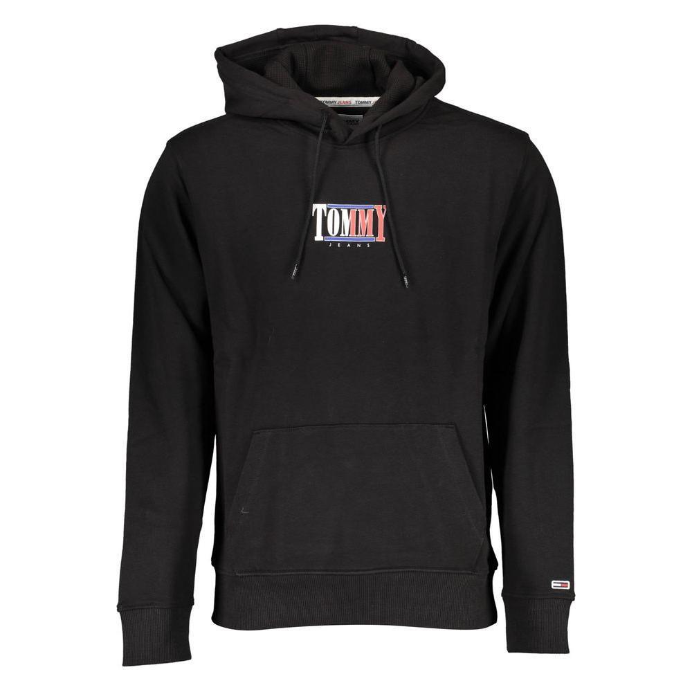 Tommy Hilfiger Black Cotton Men Sweater TO-16738-XXL