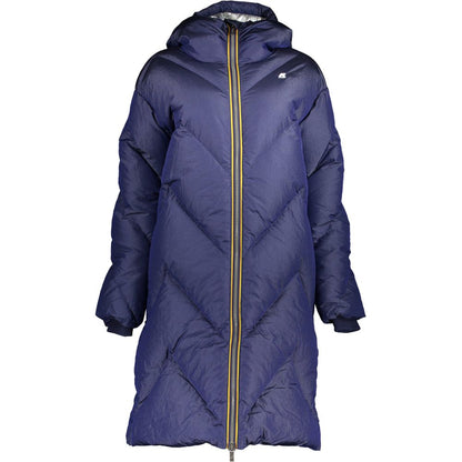 K-WAY Blue Polyamide Jackets & Coat