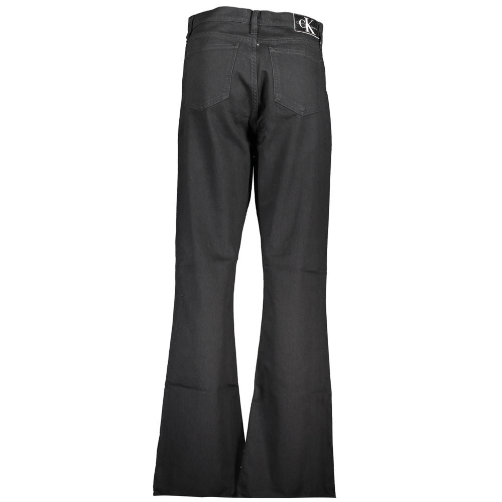 Calvin Klein Black Cotton Jeans Denim