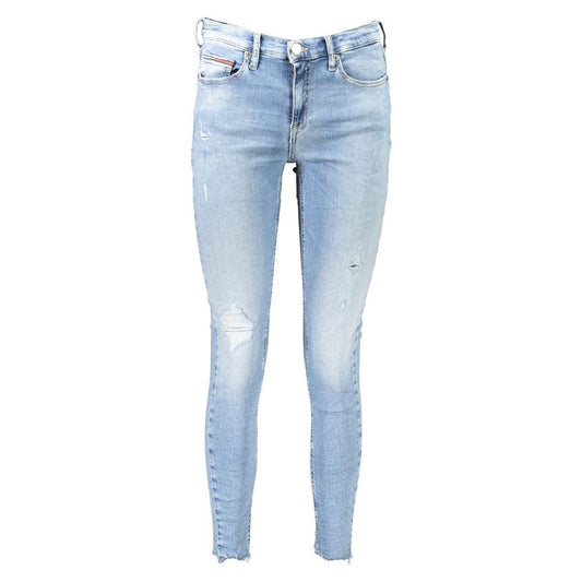 Tommy Hilfiger Light Blue Cotton Women Jeans