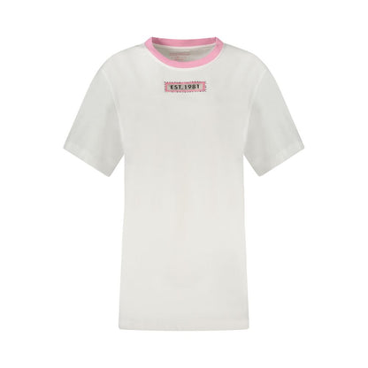 Guess Jeans White Cotton Women T-Shirt