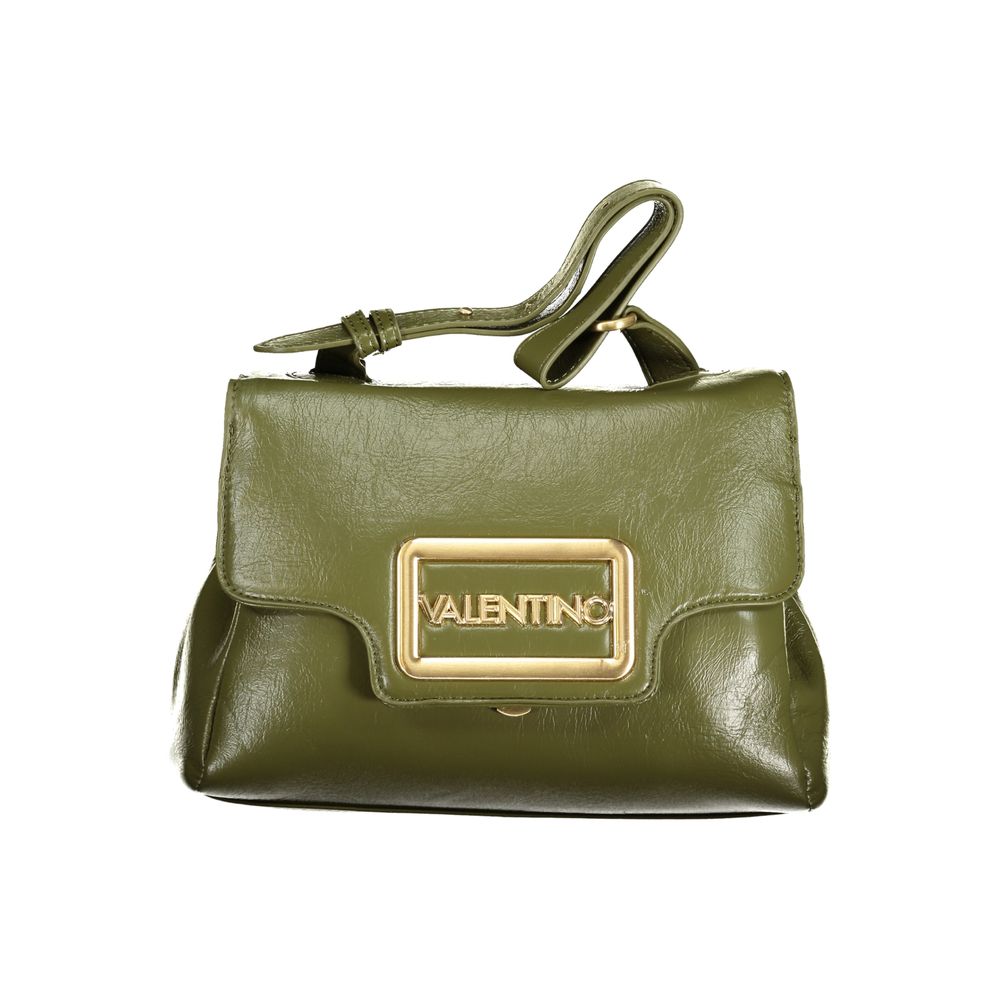 Front view with bag zipped and handles upright.