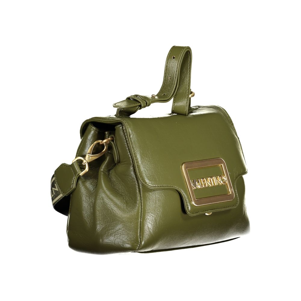 Front view with bag zipped and handles upright.