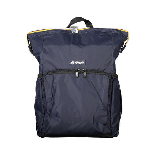 K-WAY Blue Polyamide Men Backpack