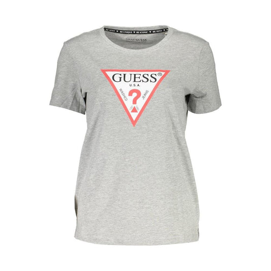 Guess Jeans Brown Cotton Women T-Shirt
