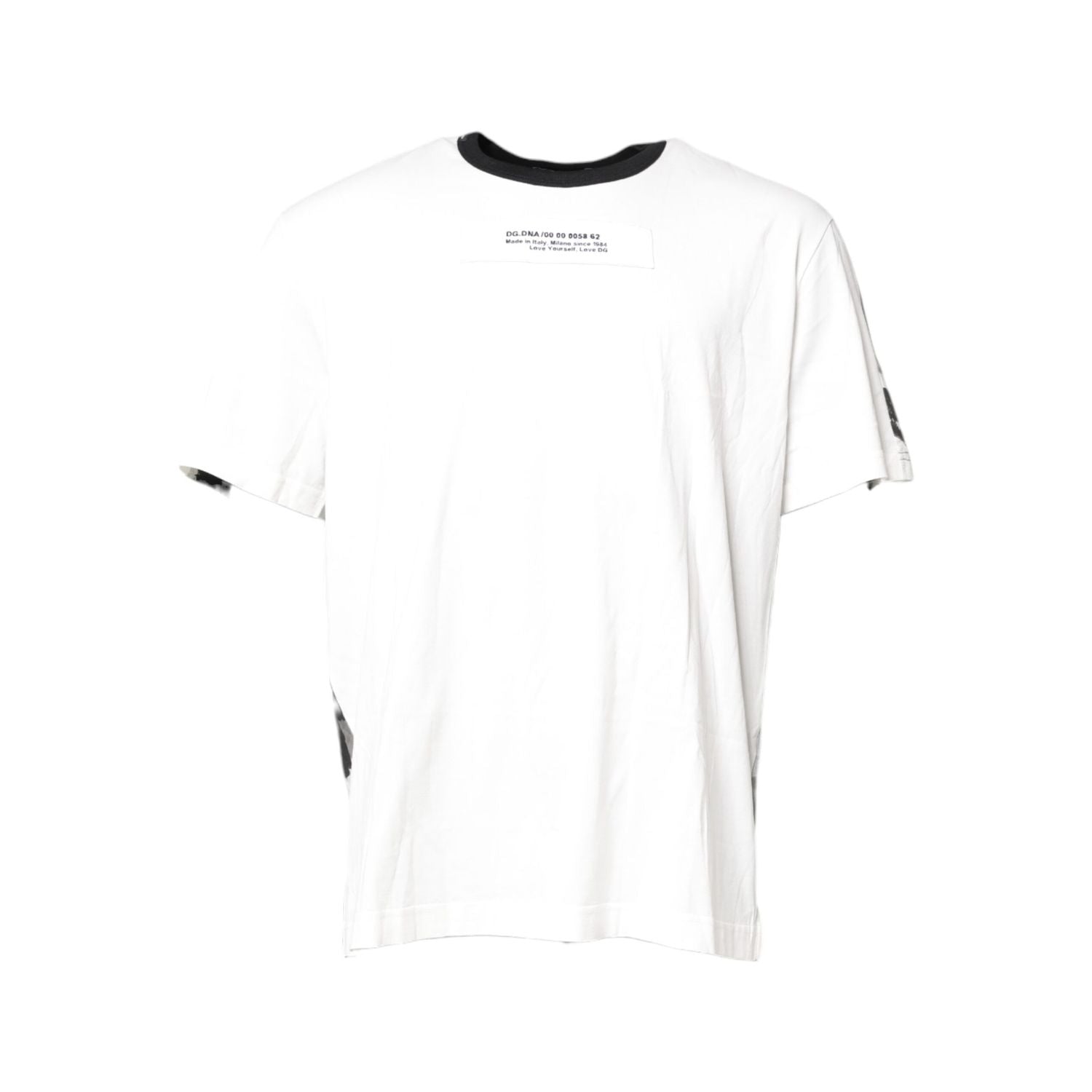 Dolce & Gabbana Multicolor Camouflage Crew Neck T-shirt