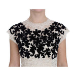 Dolce & Gabbana Floral Lace Ricamo Long Ball Maxi Dress