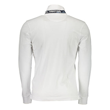 La Martina White Cotton Polo Shirt