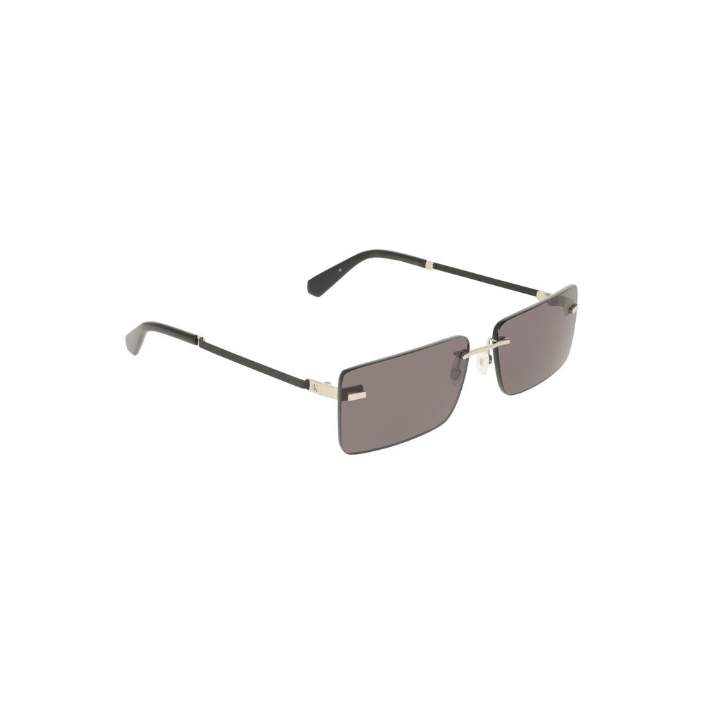 Calvin Klein Black Metal Women Sunglass