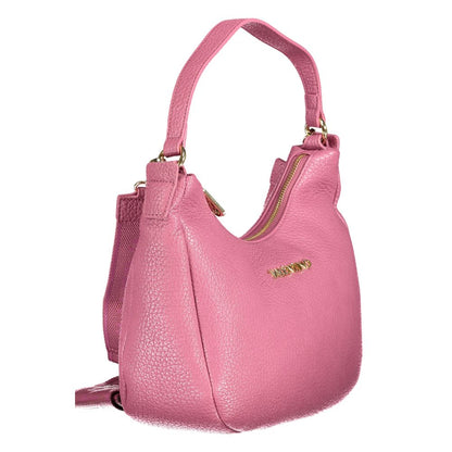 Mario Valentino Pink Polyethylene Women Handbag with adjustable strap and elegant design