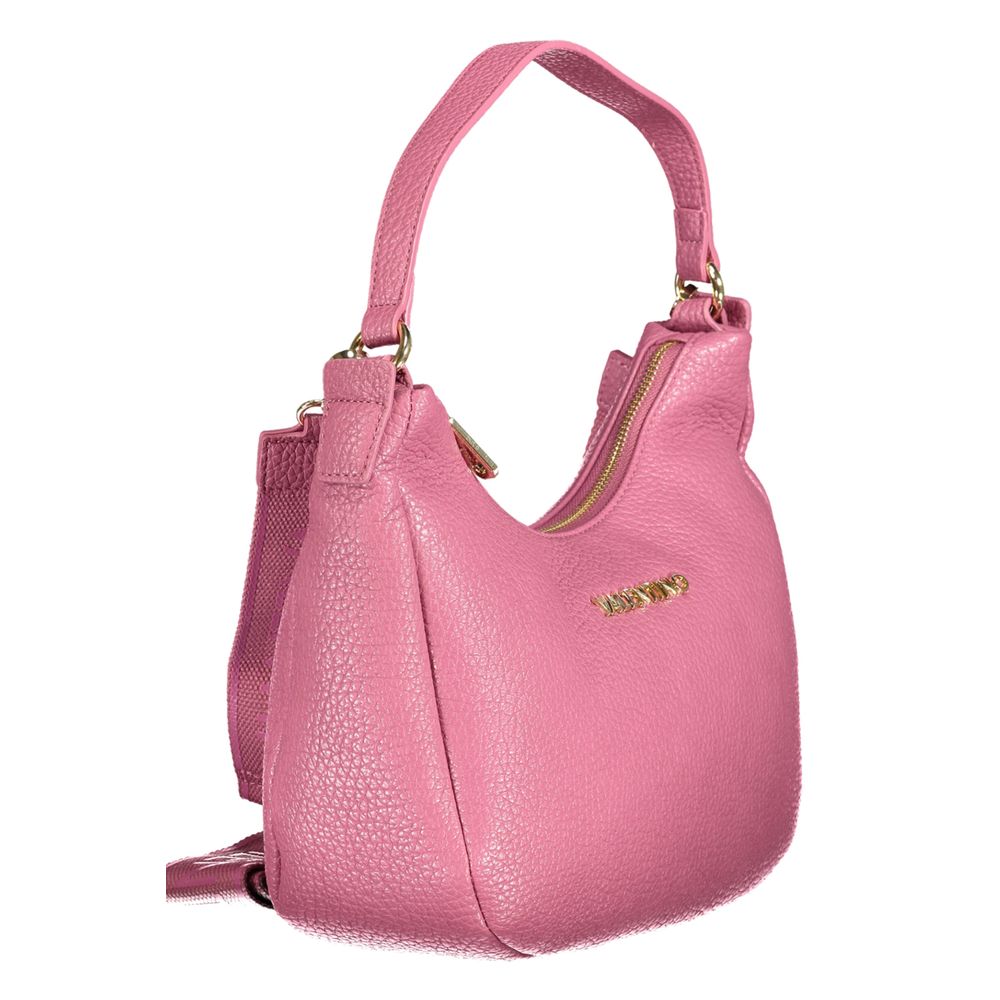 Front view with bag zipped and handles upright.