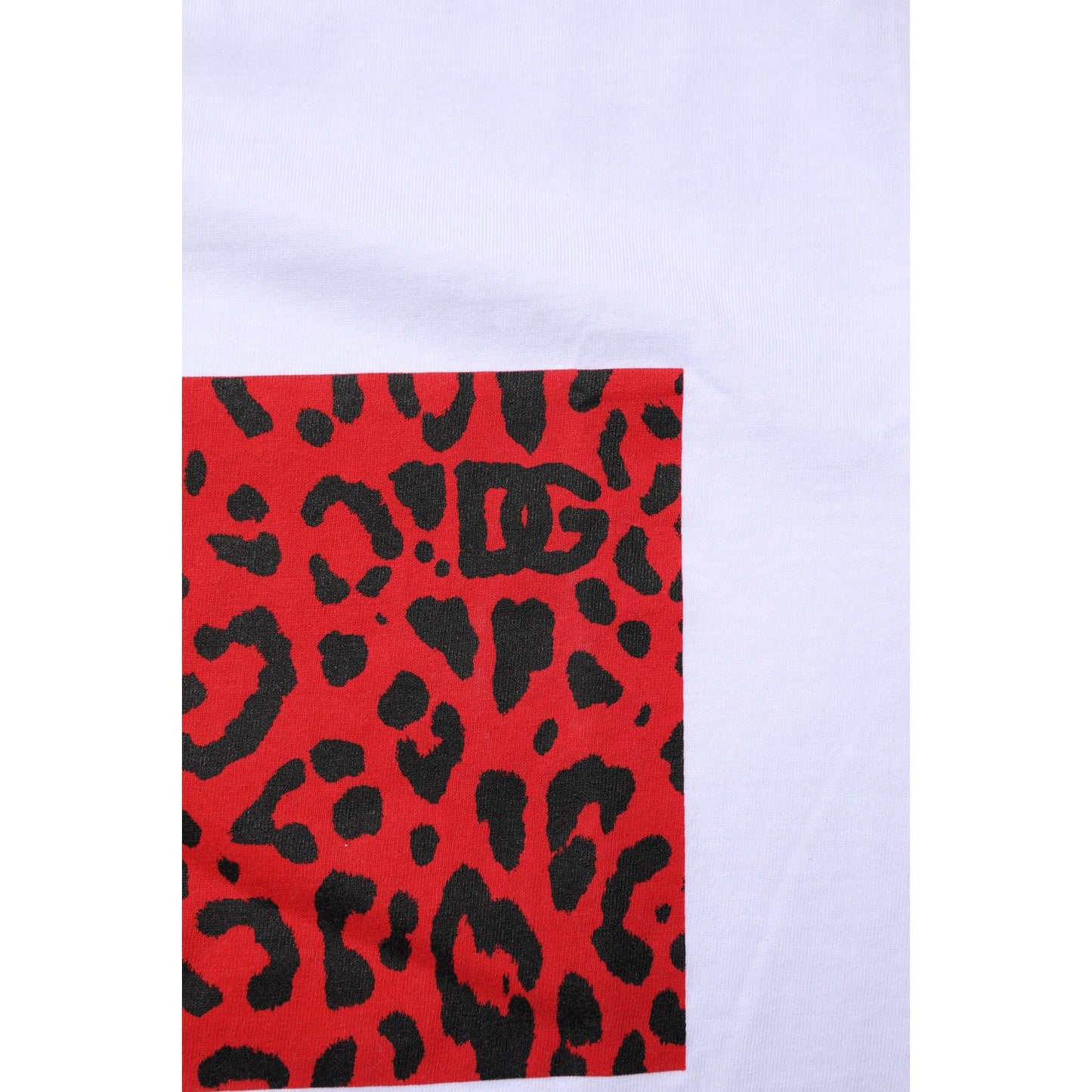 Dolce & Gabbana White Cotton Short Sleeves Crew Neck T-shirt