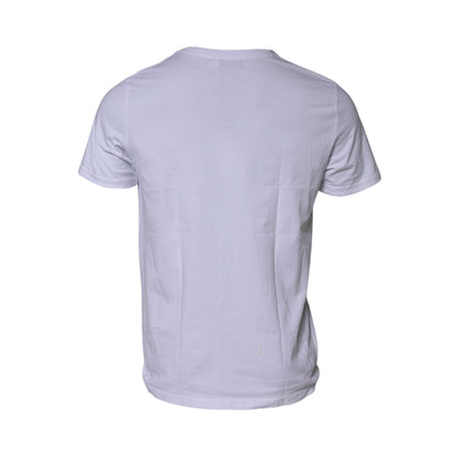 Dolce & Gabbana White DG Logo Print Short Sleeves T-shirt