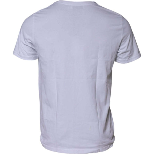 Dolce & Gabbana White DG Logo Print Short Sleeves T-shirt