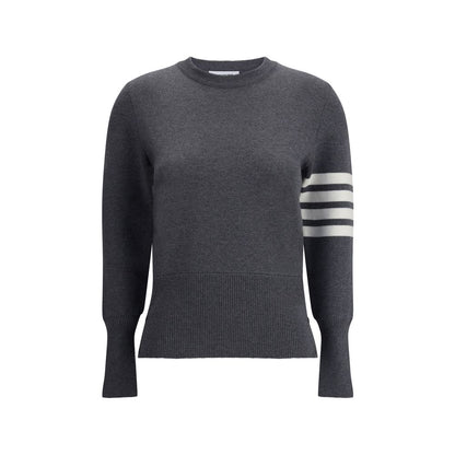 Thom Browne Gray Fleece Wool Sweatshirt