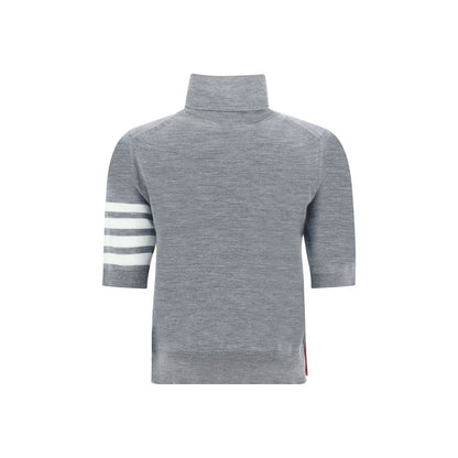 Thom Browne Gray Polyamide Turtleneck
