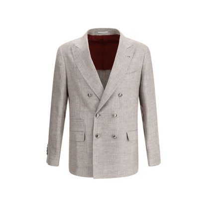 Brunello Cucinelli Light Brown Linen Blazer