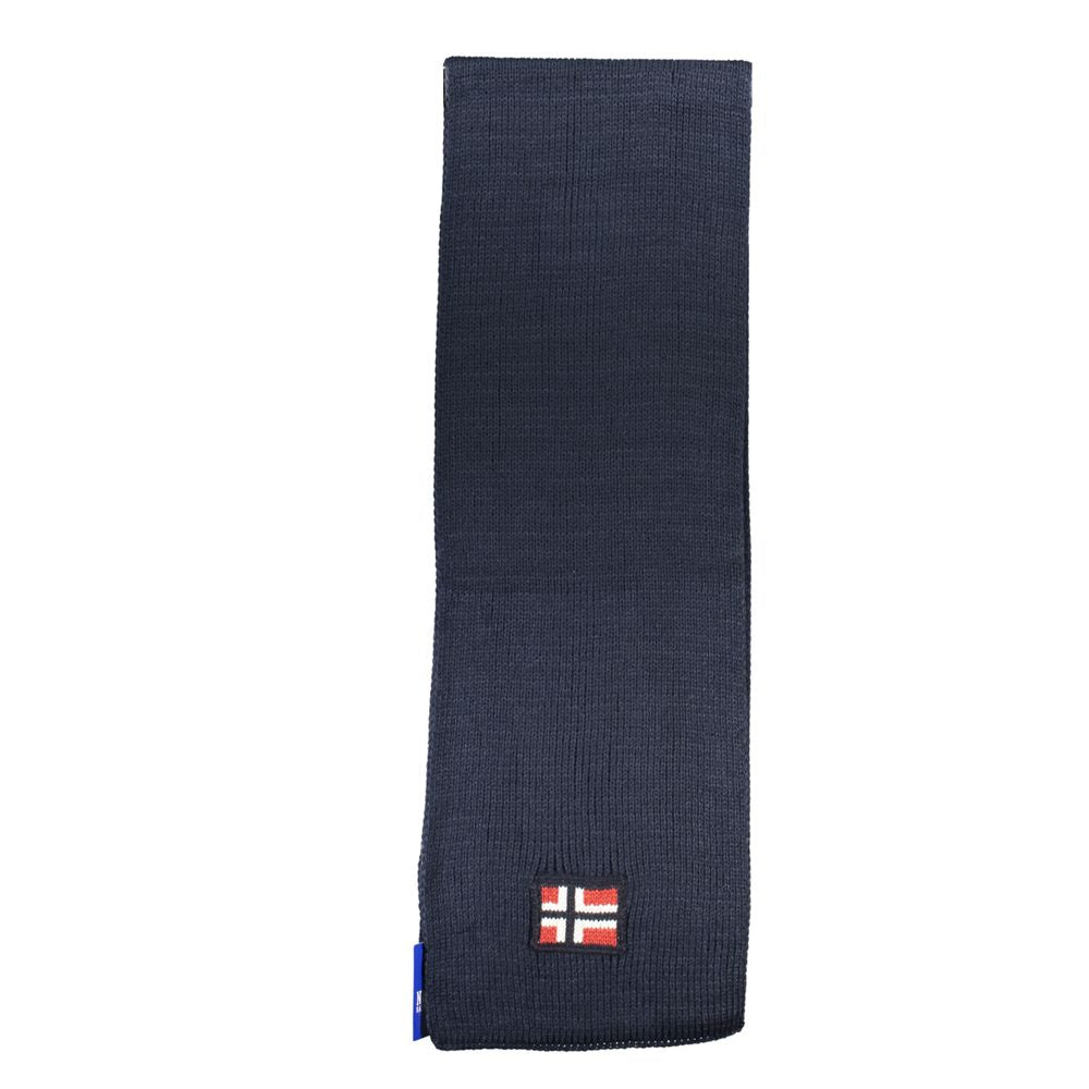 Norway 1963 Blue Marabou Men Scarf NO-25586