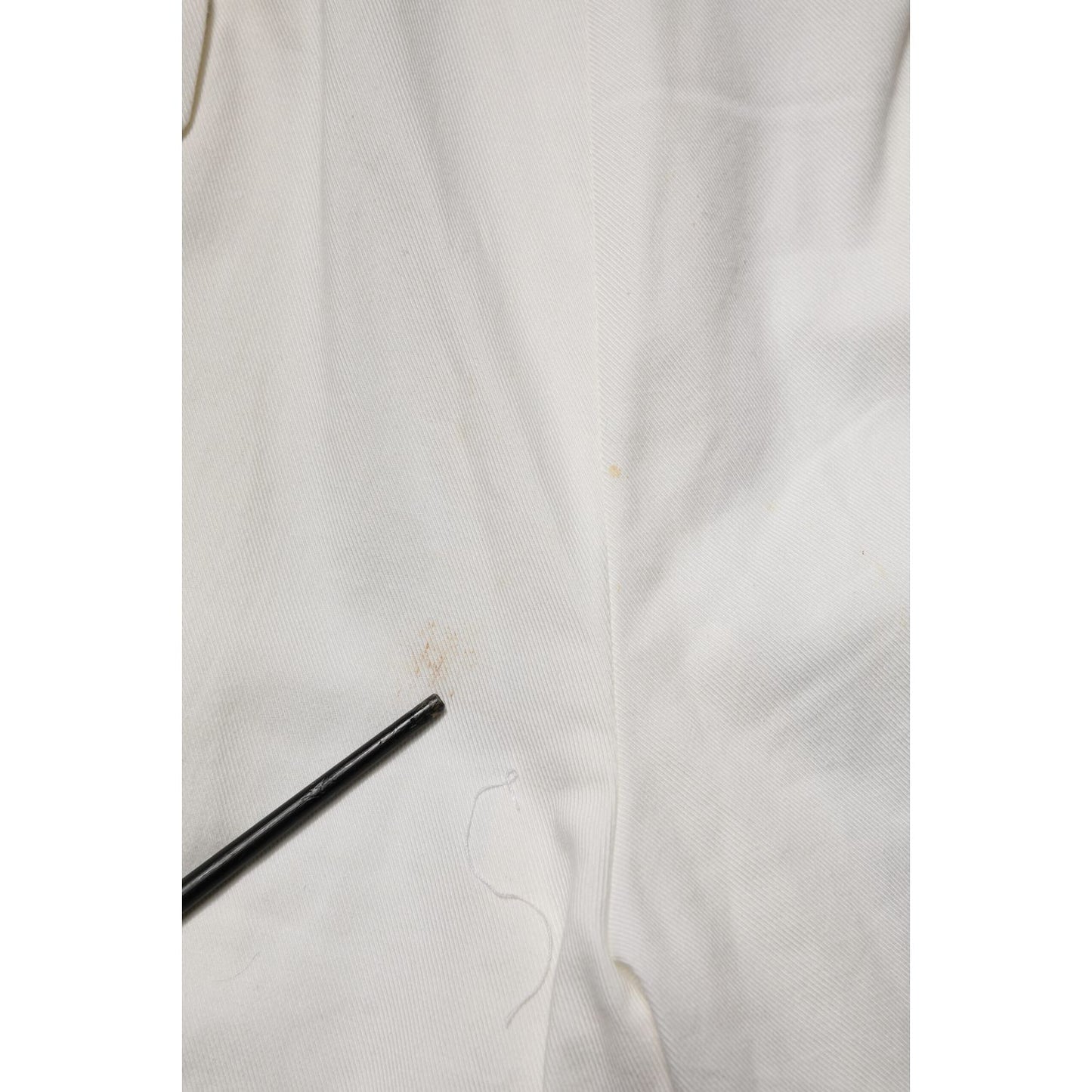 Dolce & Gabbana White Cotton Cargo Jogger Men Pants
