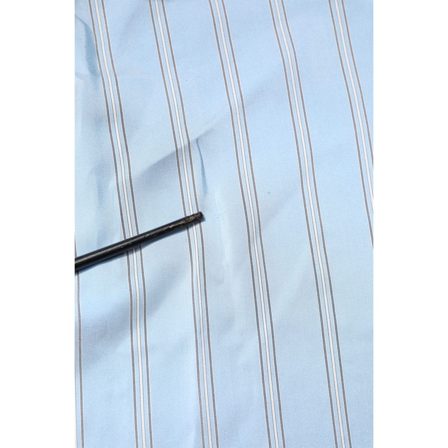 Dolce & Gabbana Light Blue MARTINI Striped Formal Dress Shirt