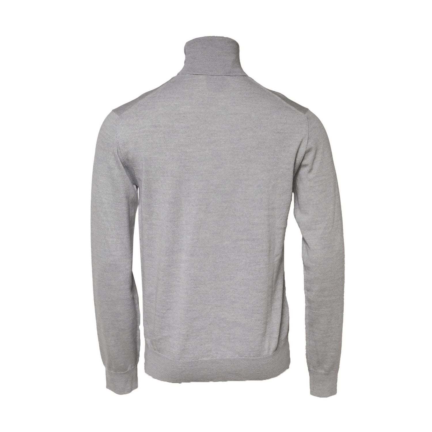 Dolce & Gabbana Gray Long Sleeve Turtleneck Pullover Sweater