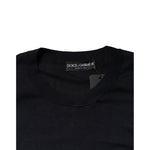 Dolce & Gabbana Black Long Sleeve CrewNeck Pullover Sweater