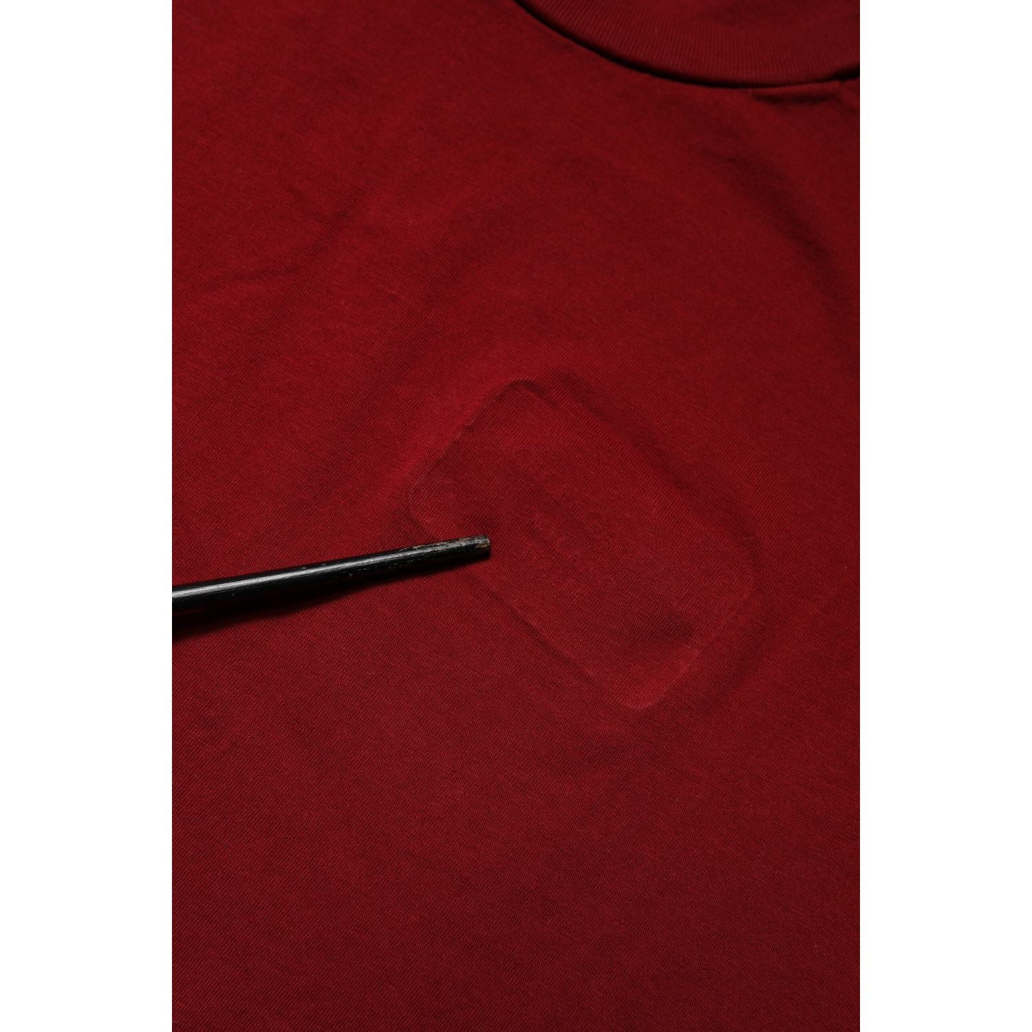 Dolce & Gabbana Dark Red Men Crew Neck Short Sleeve T-shirt