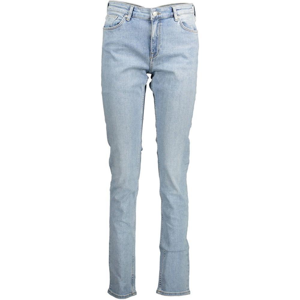 Gant Light Blue Cotton Women Jeans GA-14737-W30 | L34