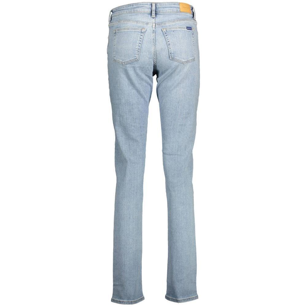 Gant Light Blue Cotton Women Jeans GA-14737-W30 | L34