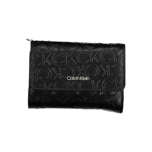 Calvin Klein Black Polyethylene Women Wallet CA-22432